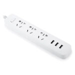 سه راهی برق و شارژر شیائومی برند Mi مدل  3Port USB